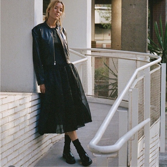 NWT J Crew Collection bubble-skirt drop-waist dress in organza BU351 - Picture 4 of 12